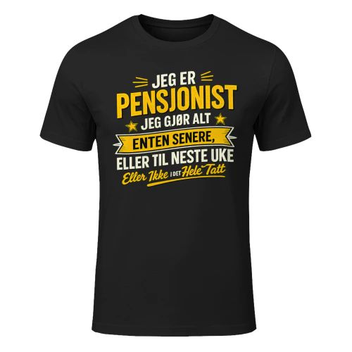 JEG ER PENSJONIST