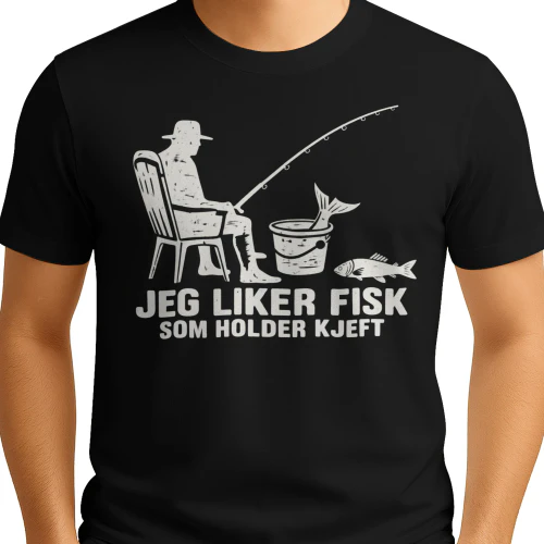 JEG LIKER FISK SOM HOLDER KJEFT