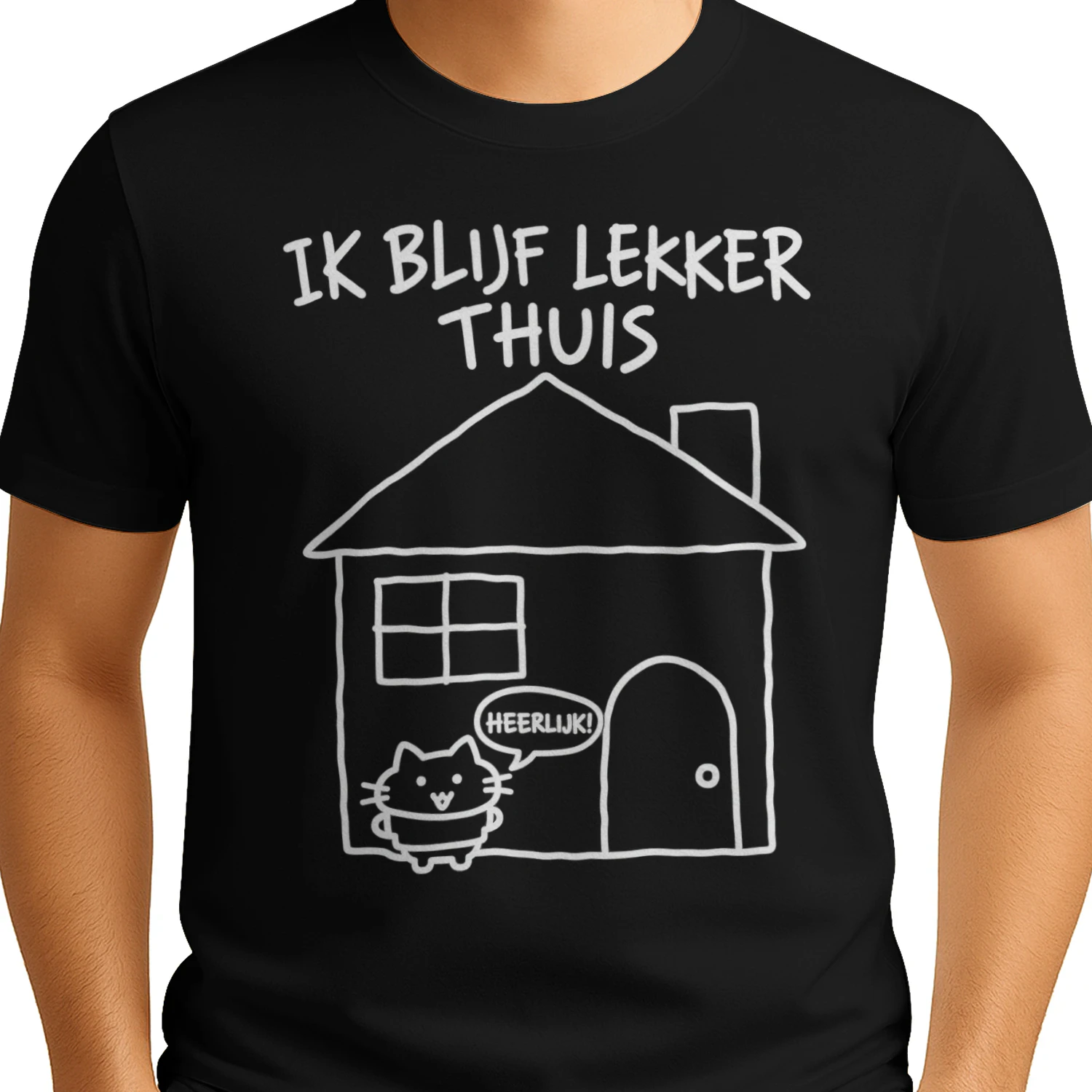 IK BLIJF LEKKER THUIS HEERLIJK!
