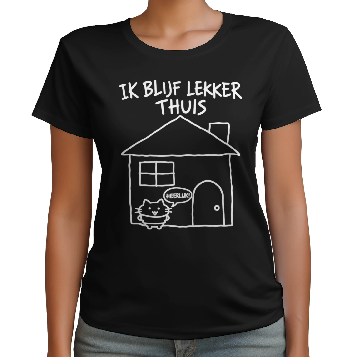 IK BLIJF LEKKER THUIS HEERLIJK!