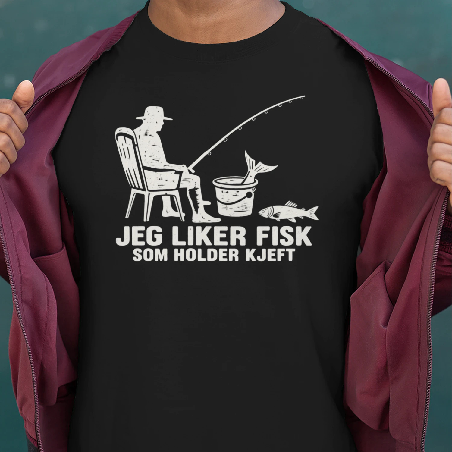 JEG LIKER FISK SOM HOLDER KJEFT