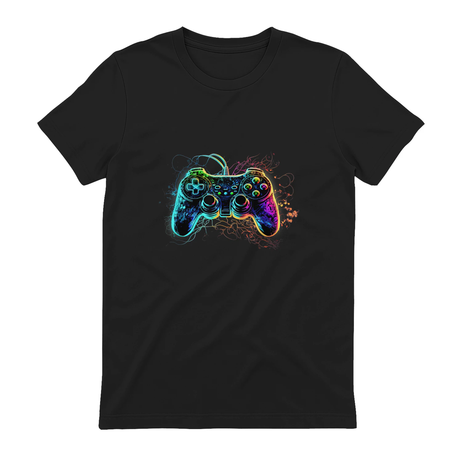 0001 Gaming Controller Gamer Video Game Controller T-Shirt DE B0BZKHTLF6 duplicate-2 upscaled-3600x4800