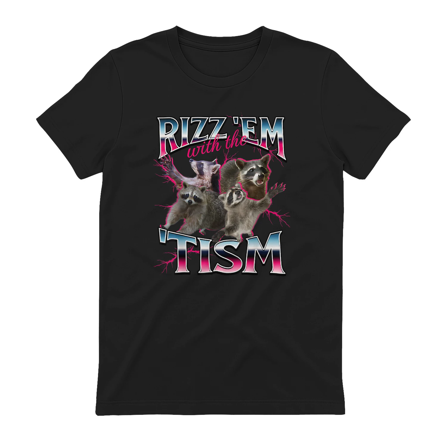 Autism Funny Rizz Em with The Tism Meme Autistic Racoon