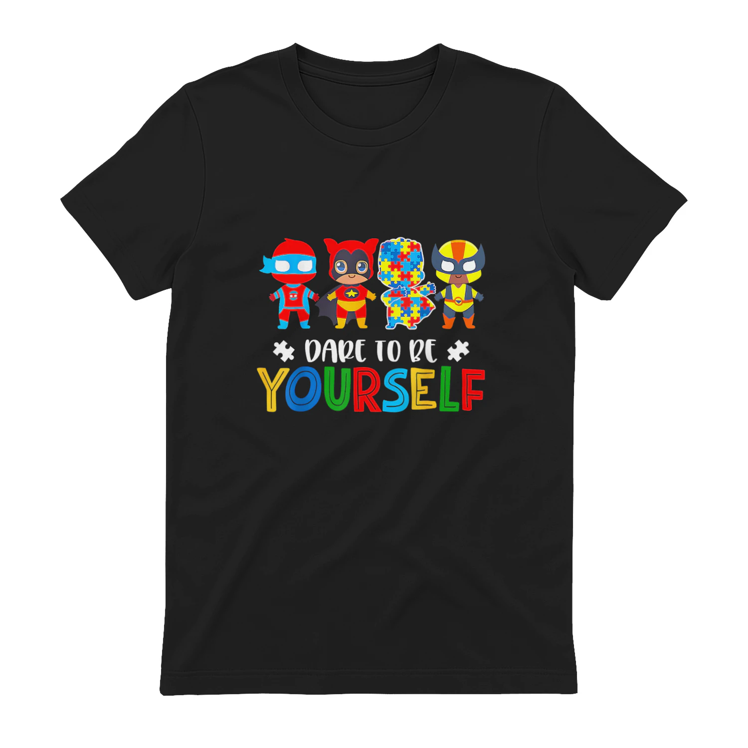 Dare to Be Yourself Autism Awareness Superheroes