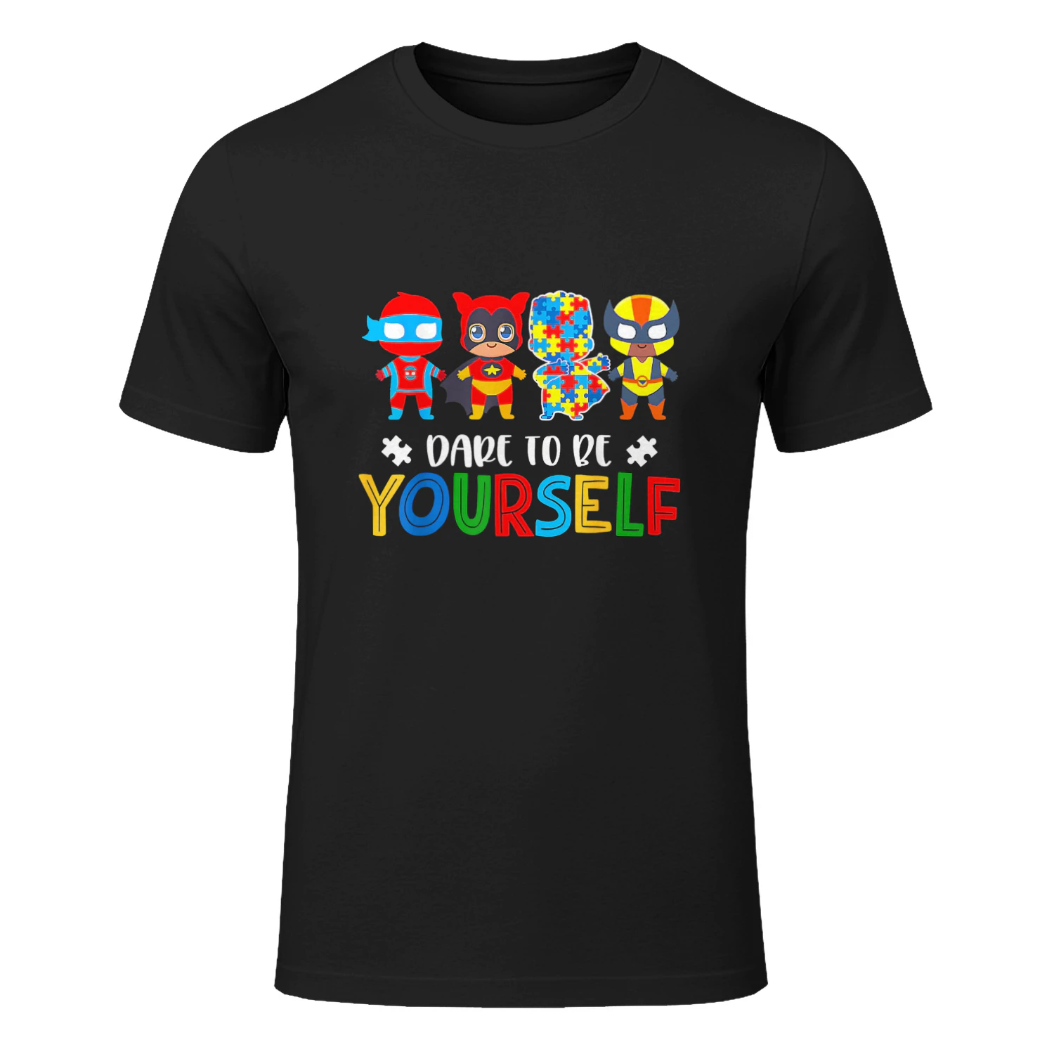 Dare to Be Yourself Autism Awareness Superheroes