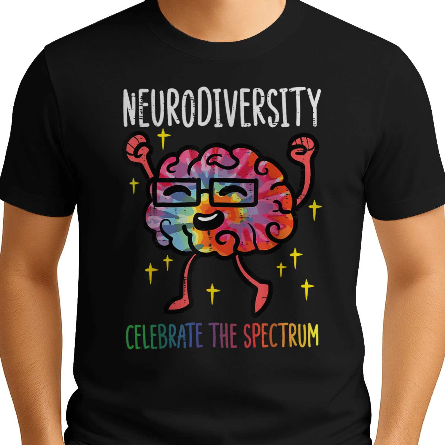 Neurodiversity Brain Autism Awareness ASD ADHD Men Women Kid