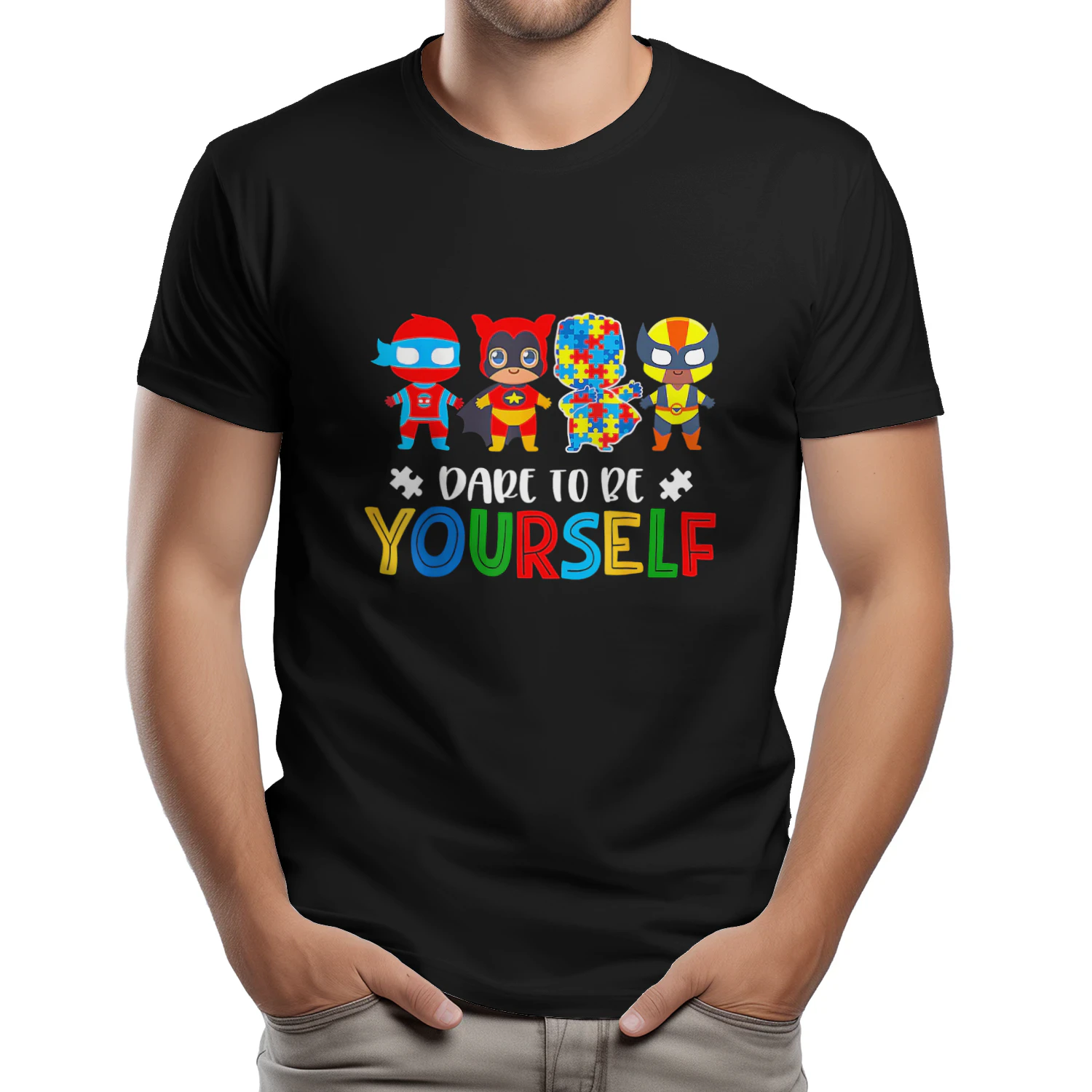 Dare to Be Yourself Autism Awareness Superheroes