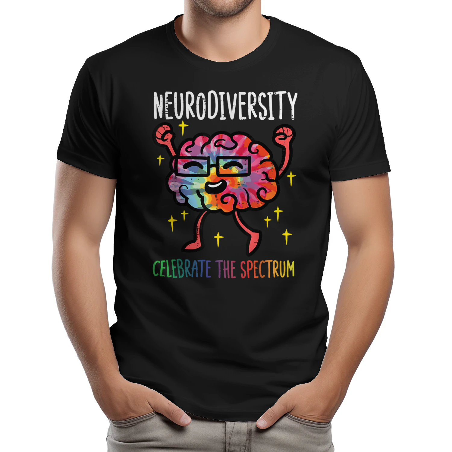 Neurodiversity Brain Autism Awareness ASD ADHD Men Women Kid