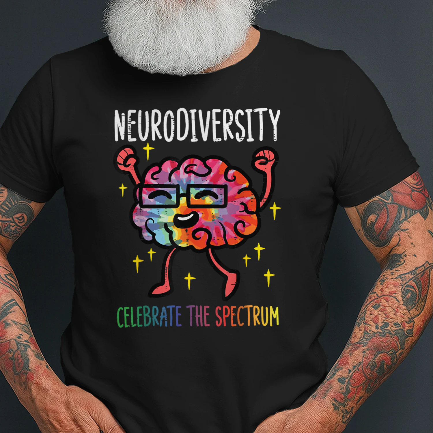 Neurodiversity Brain Autism Awareness ASD ADHD Men Women Kid