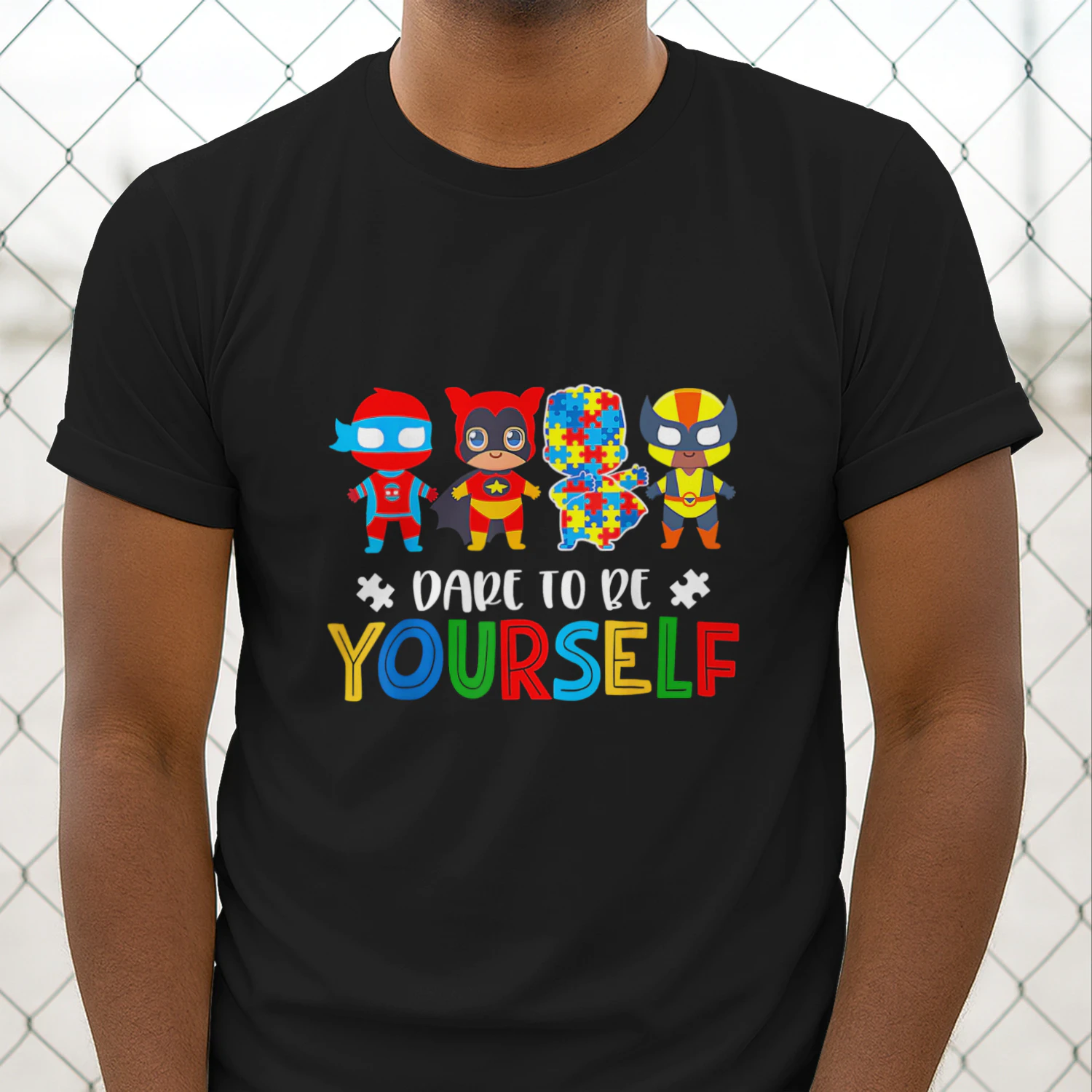 Dare to Be Yourself Autism Awareness Superheroes