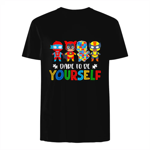 Dare to Be Yourself Autism Awareness Superheroes