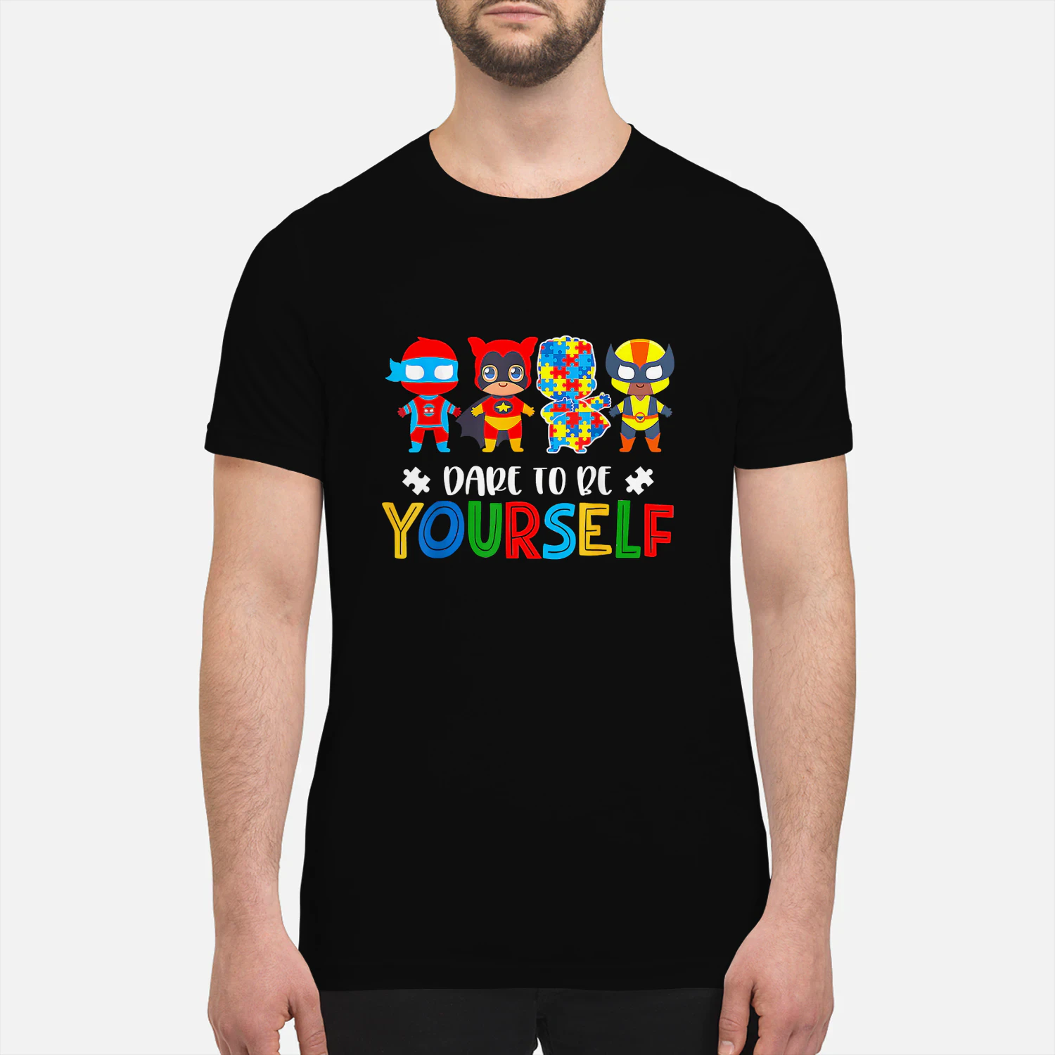 Dare to Be Yourself Autism Awareness Superheroes