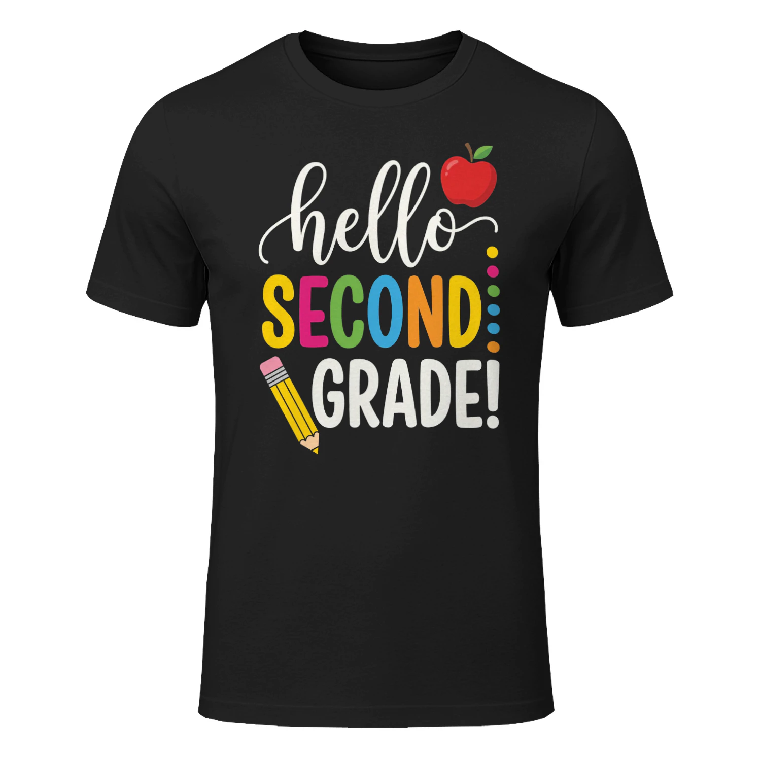 hello sconde grHello Second Grade! Shirt – Cute Back to School Tee for Teachers & Students, First Day of School Giftade