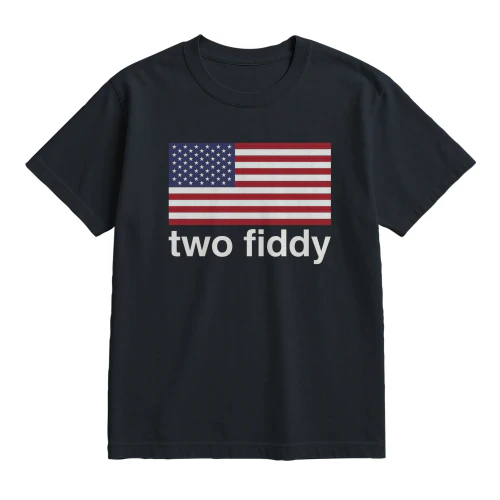 Two Fiddy Shirt, USA 250 Years Patriotic Graphic
