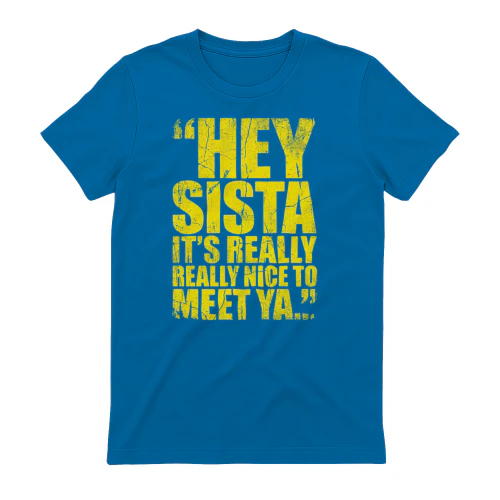 Hey Sista Its Really Nice to Meet Ya Shirt, Funny Sister Tee T-Shirt