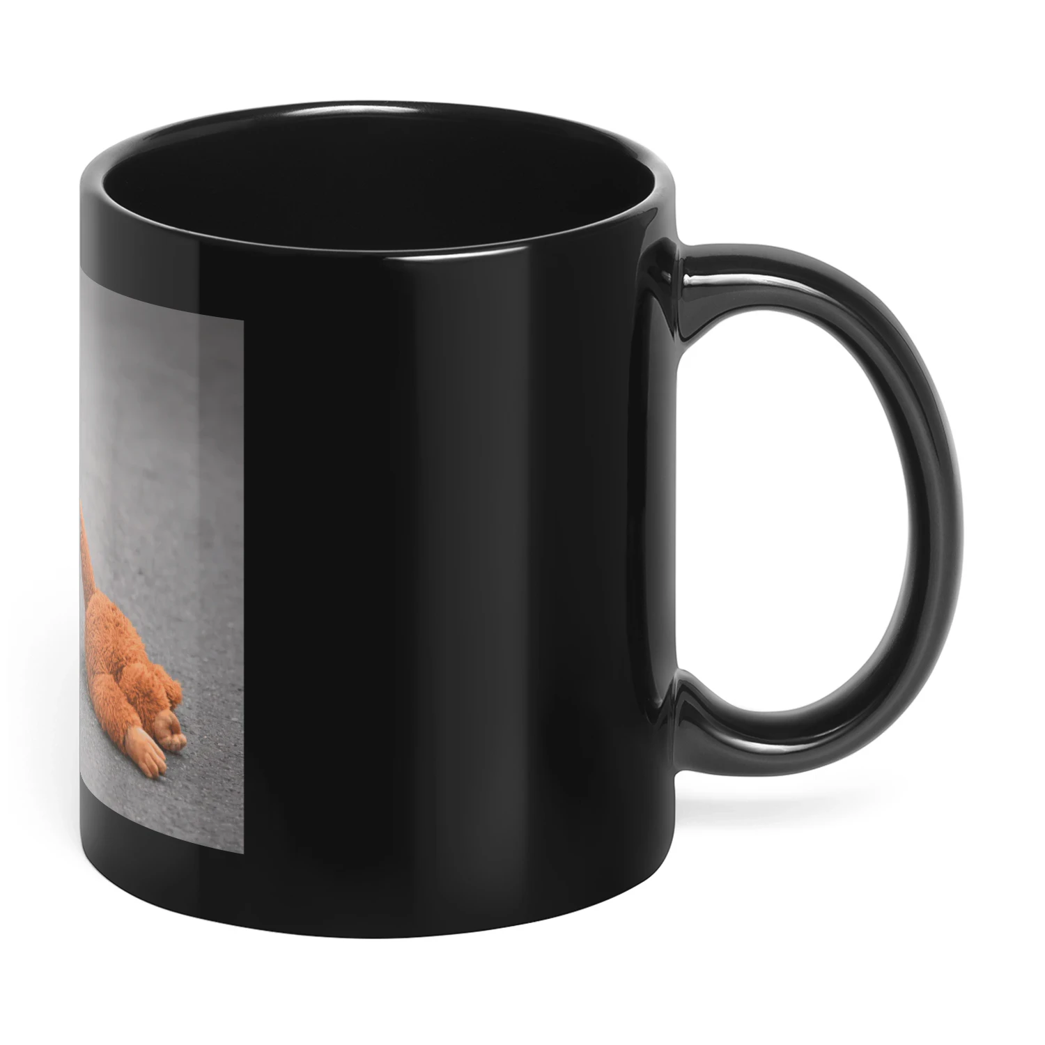 Baby Monkey Punch Drinking Iced Coffee