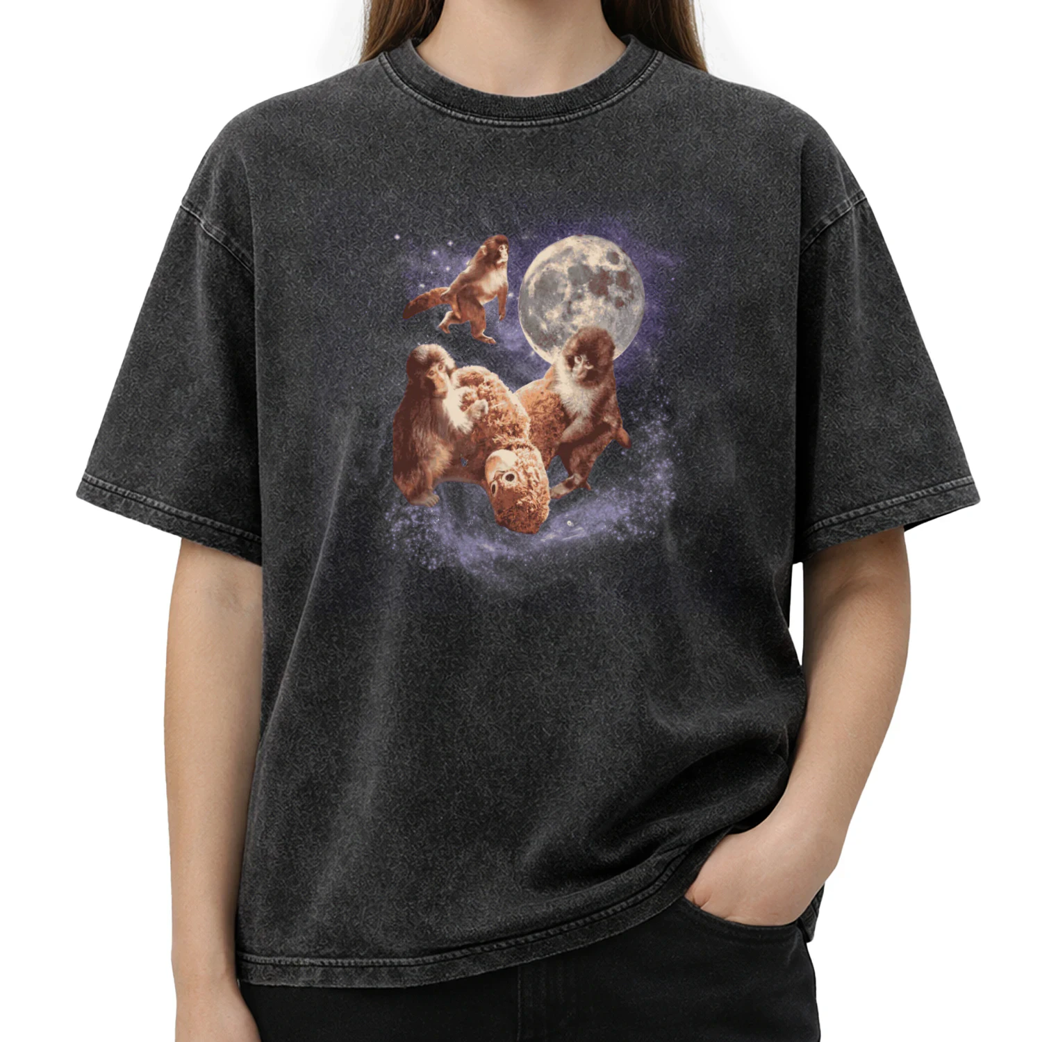 Baby Monkey Punch  Moon Shirt