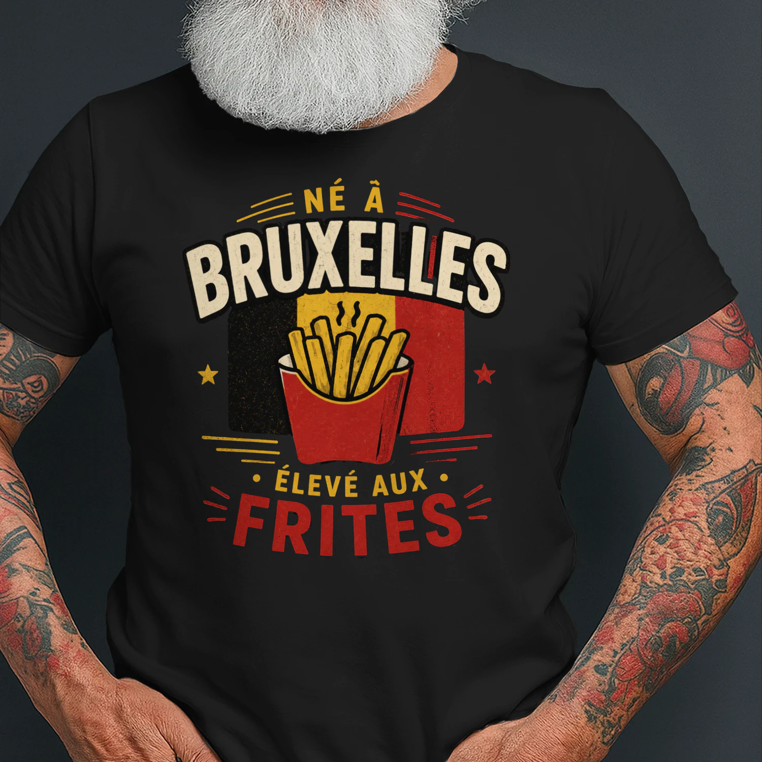 NÉ À BRUXELLES, ÉLEVÉ AUX FRITES