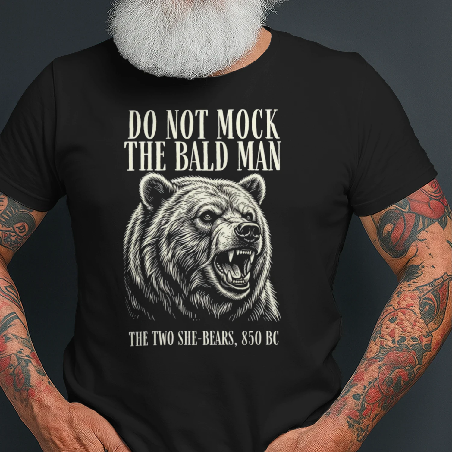 DO NOT MOCK THE BLAD MAN THE TWO SHE-BEARS 850 BC