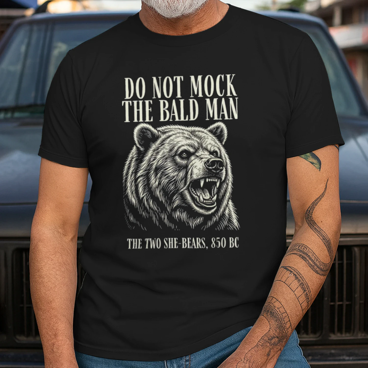 DO NOT MOCK THE BLAD MAN THE TWO SHE-BEARS 850 BC