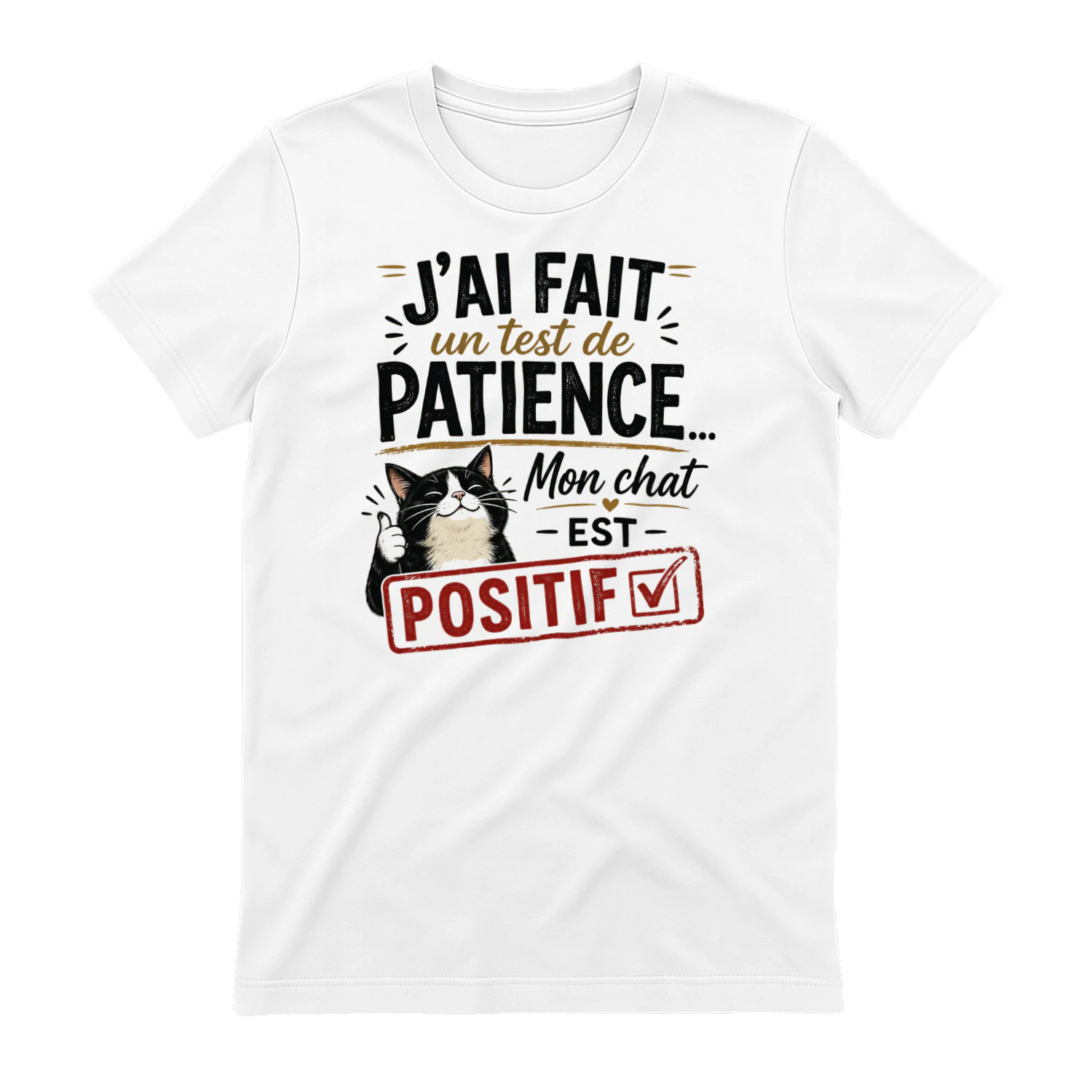 J'ai fait un test de patience... Mon chat est positif.🐾 