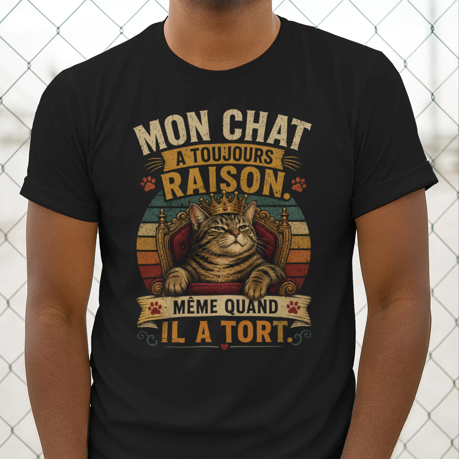 MON CHAT A TOUJOURS RAISON.  MÊME QUAND IL A TORT.