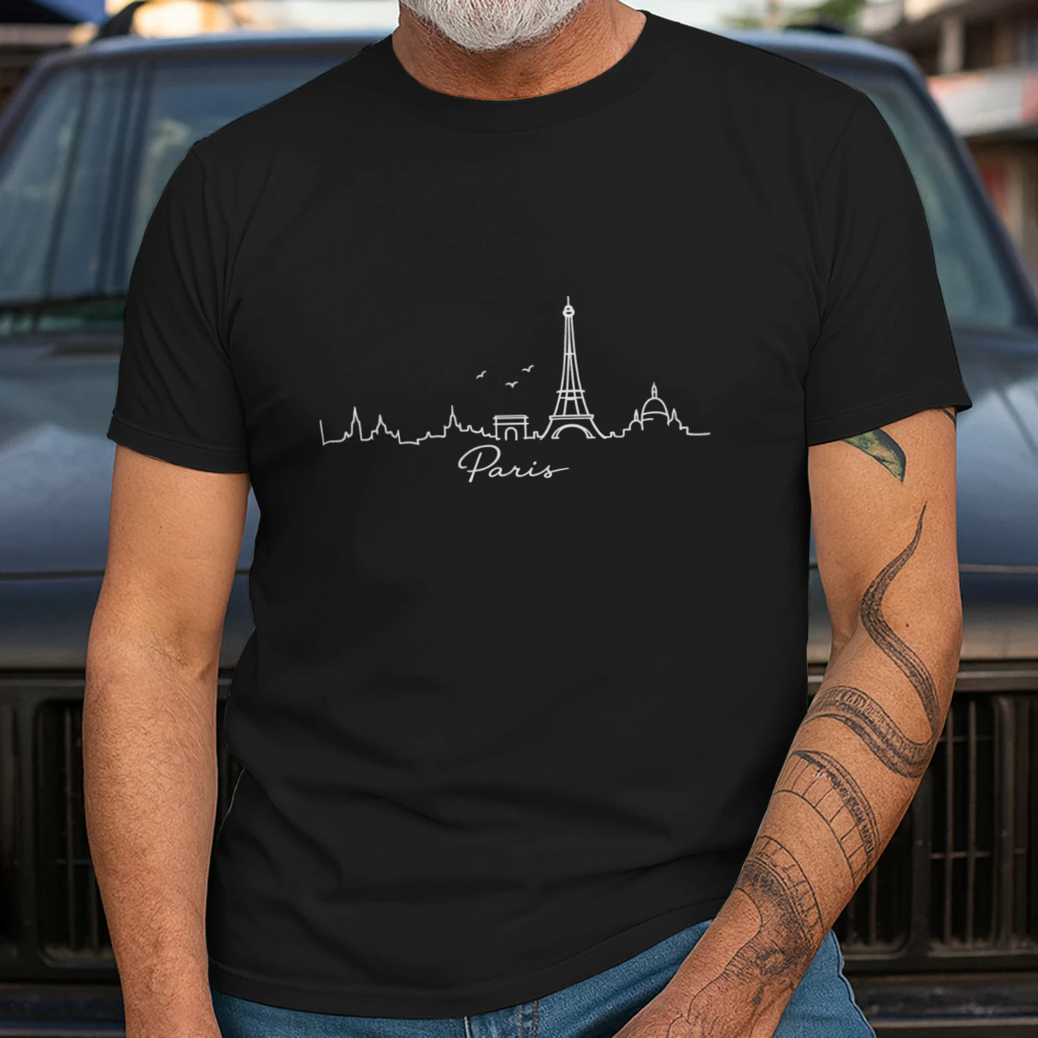 Paris en Une Ligne – La Ville Lumière sur Votre Cœur