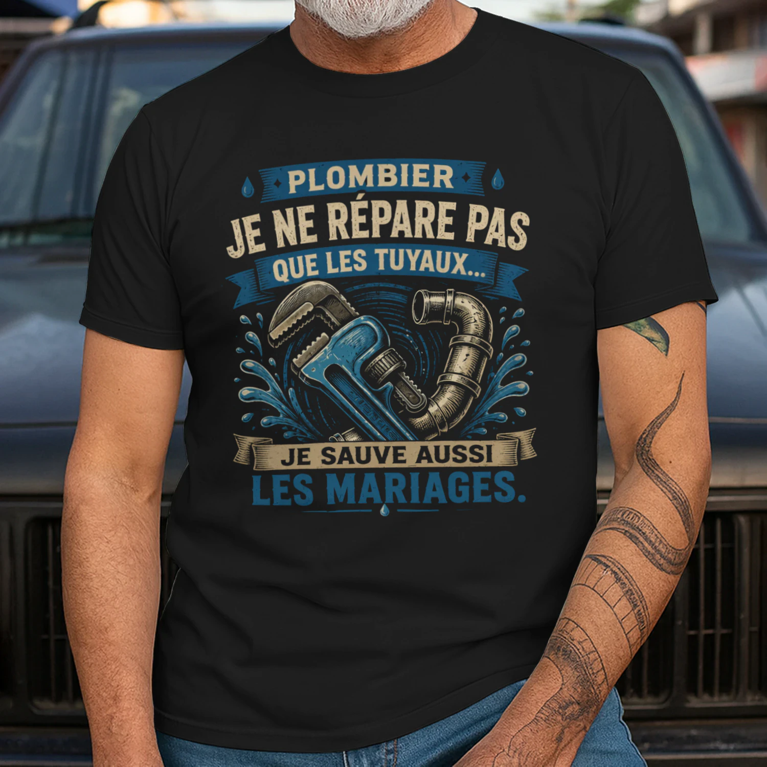 JE NE RÉPARE PAS QUE LES TUYAUX...  JE SAUVE AUSSI LES MARIAGES.
