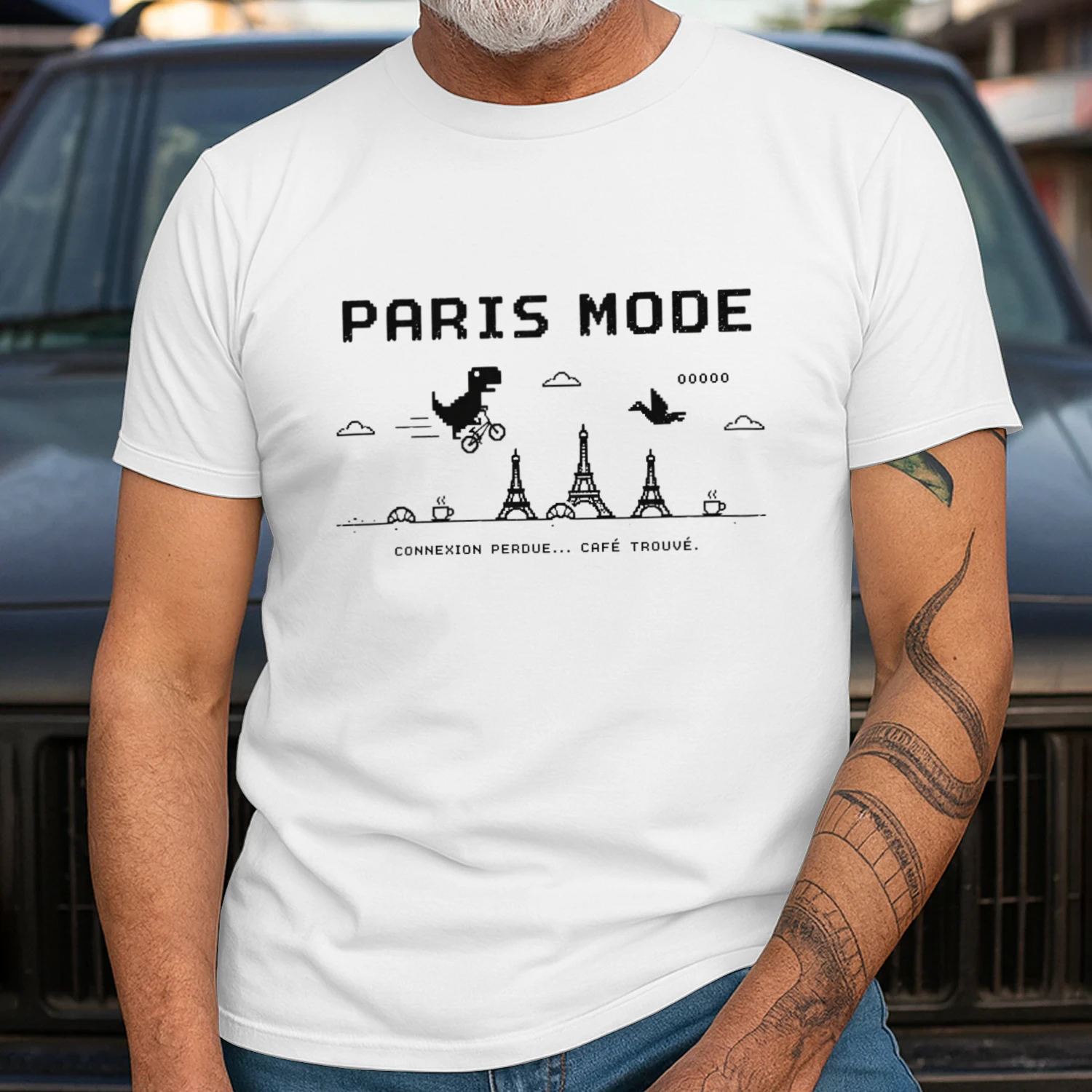 Funny Paris Gaming Shirt -édition limitée