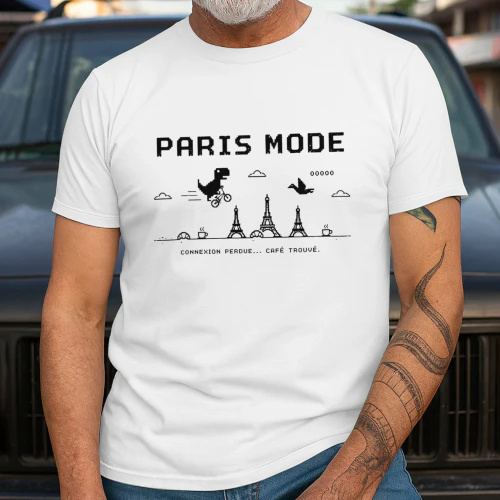 Funny Paris Gaming Shirt -édition limitée