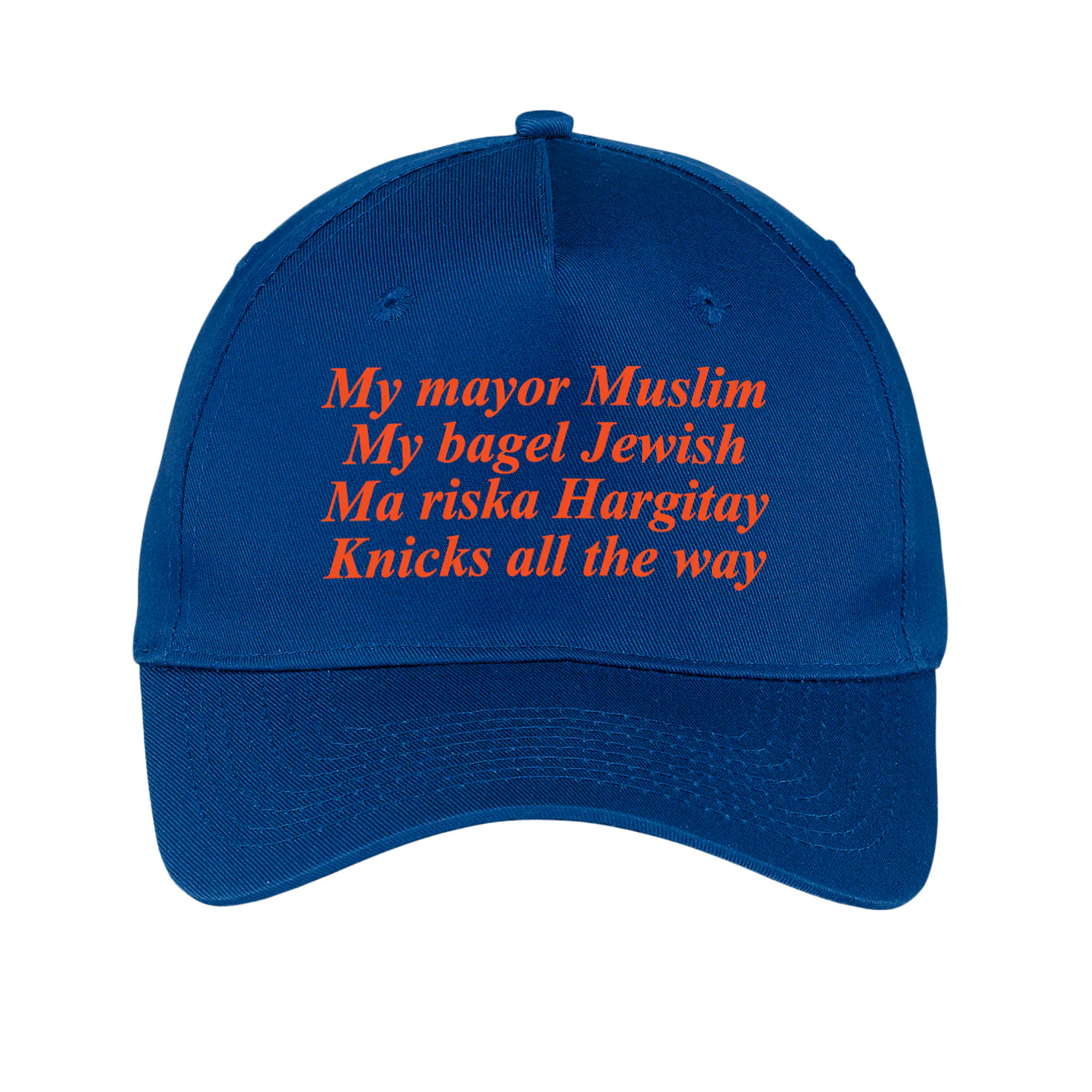My Mayor Muslim, My Bagel Jewish, Ma Riska Hargitay, My Team All The Way Hat