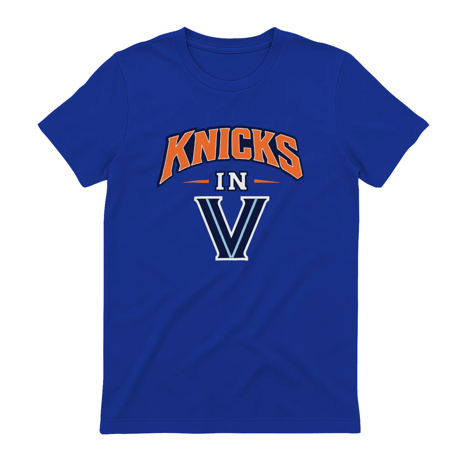 Knicks in 5 V Logo — Championship Shirt
