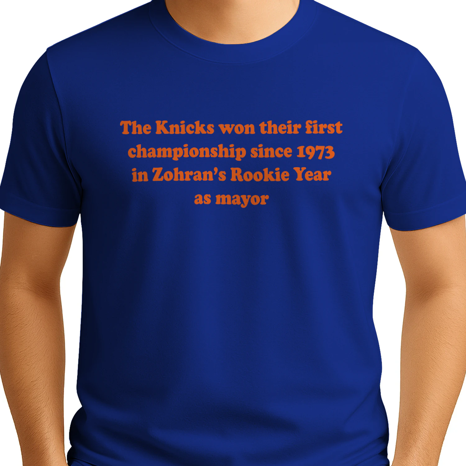 The Knicks Won Their First Championship Since 1973 In Zohran's rookie year Shirt