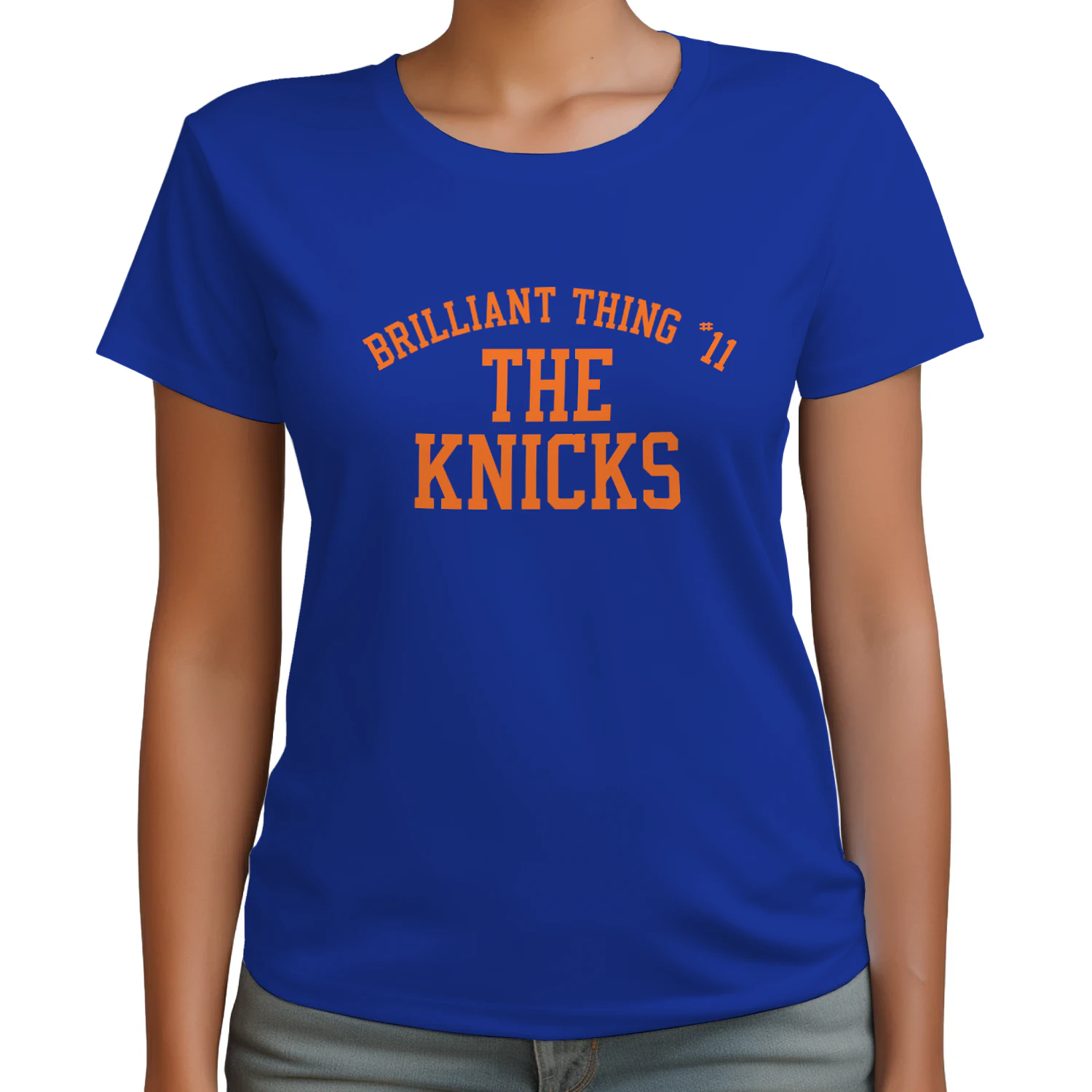 Mariska Hargitay Knicks Parade Shirt
