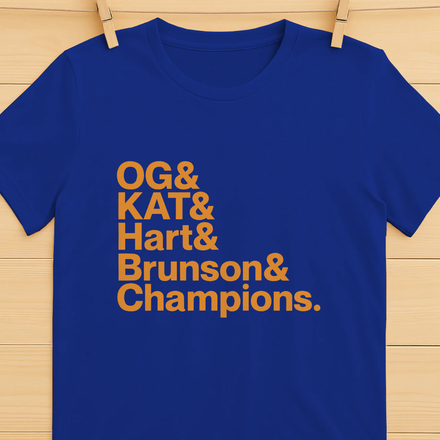 OG & KATH & Hart and Brunson & Champions – New York Knicks Shirt