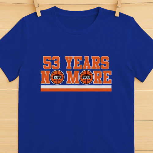 New York Knicks 53 Years No More Shirt