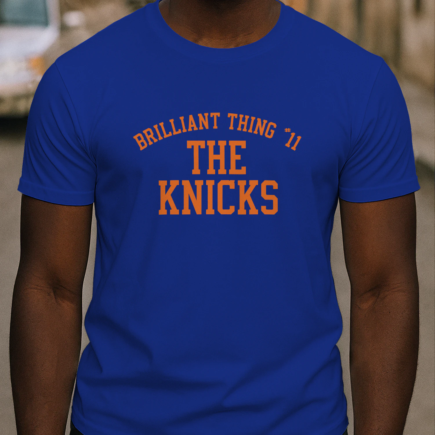 Mariska Hargitay Knicks Parade Shirt