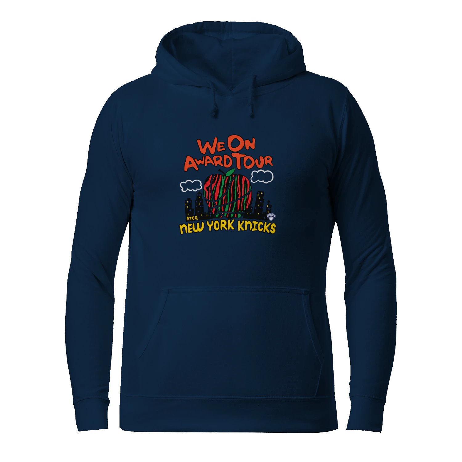 Whoopi Goldberg Wearing New York Knicks x Homage x A Tribe Called Quest Blue We On Award Tour Tri-Blend Hoodie