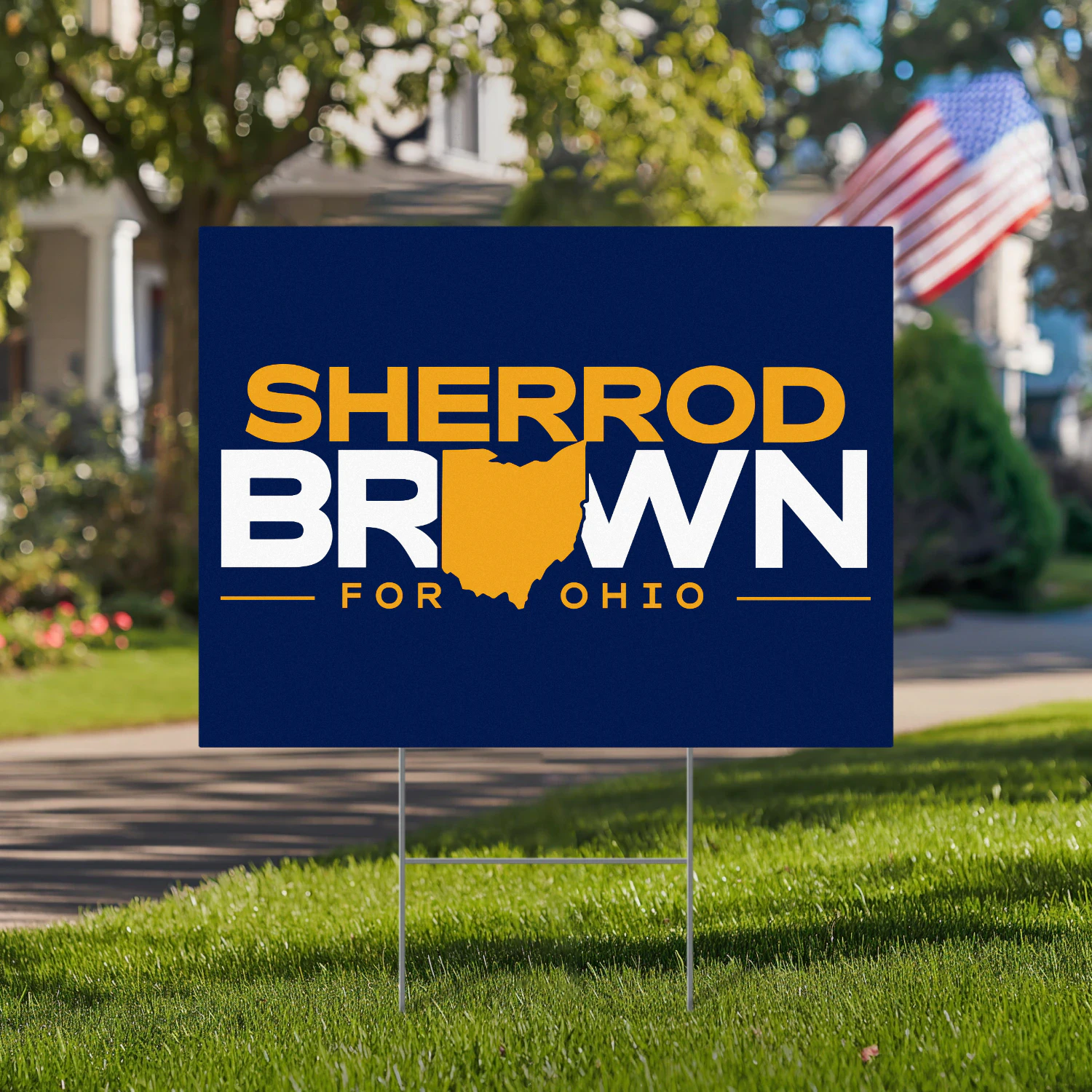 Sherrod Brown Senator For Ohio Yard Sign