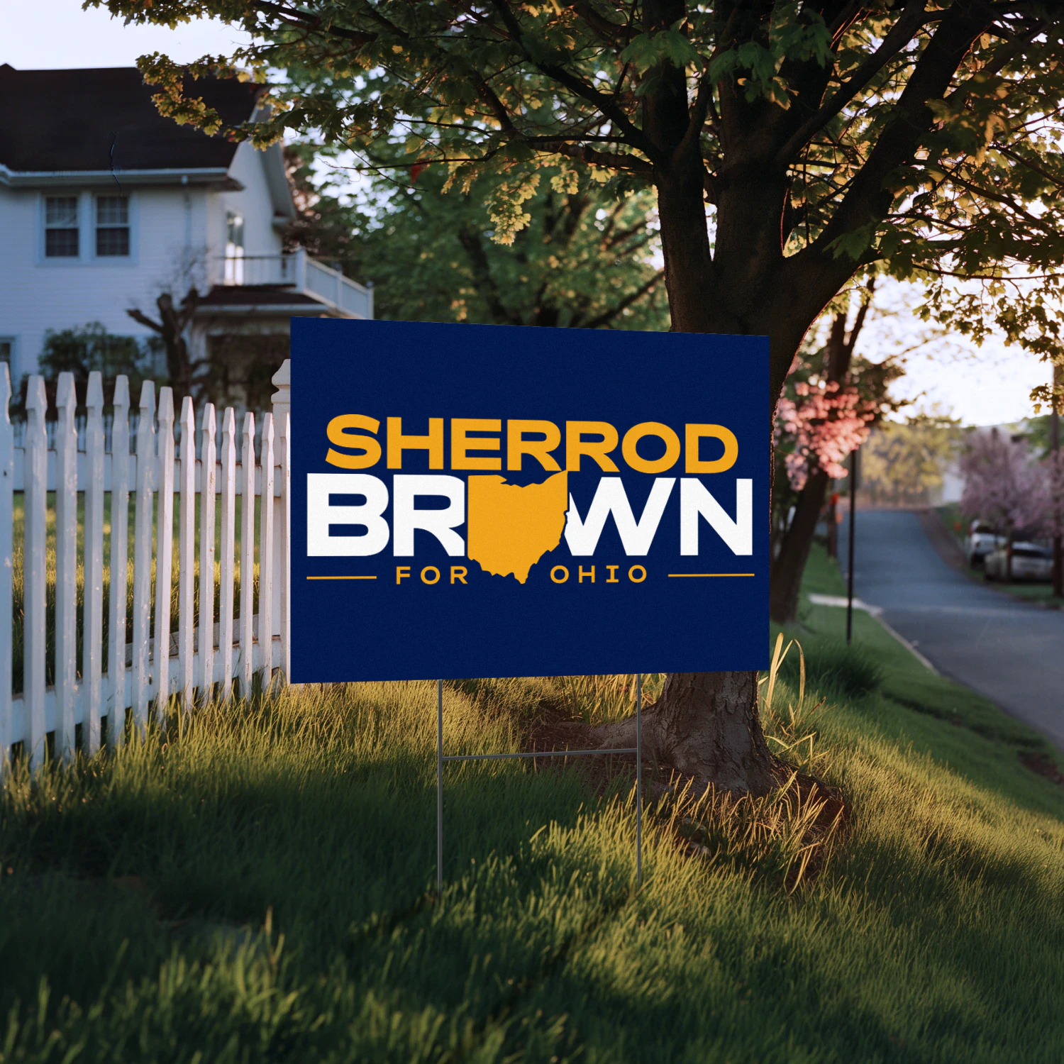 Sherrod Brown Senator For Ohio Yard Sign