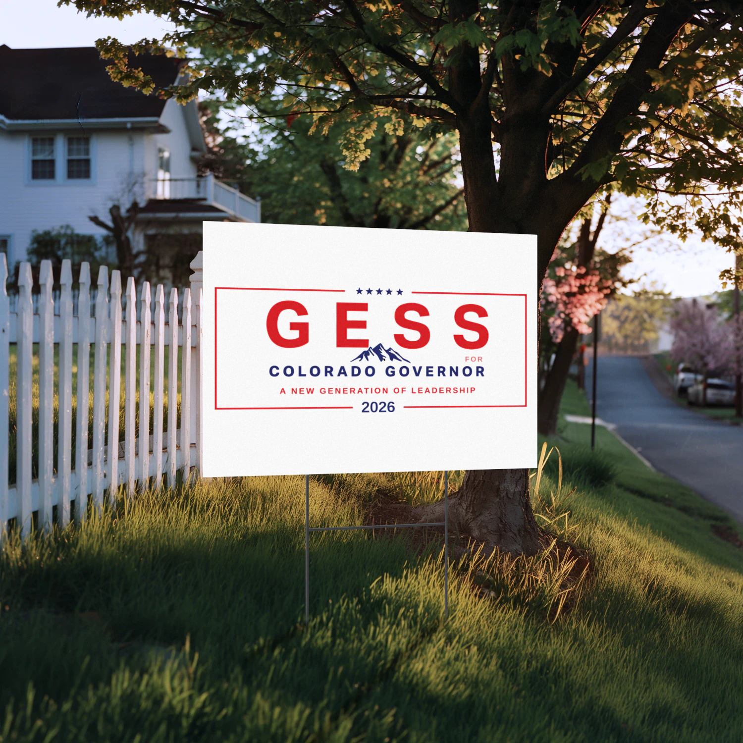 Stevan Gess for Governor Yard Sign