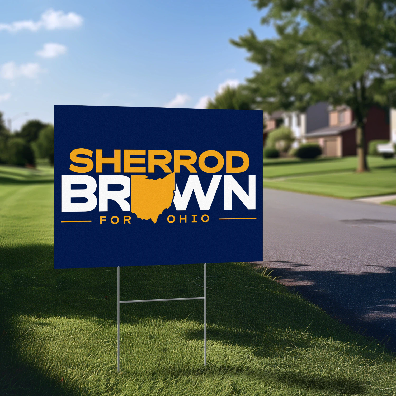 Sherrod Brown Senator For Ohio Yard Sign