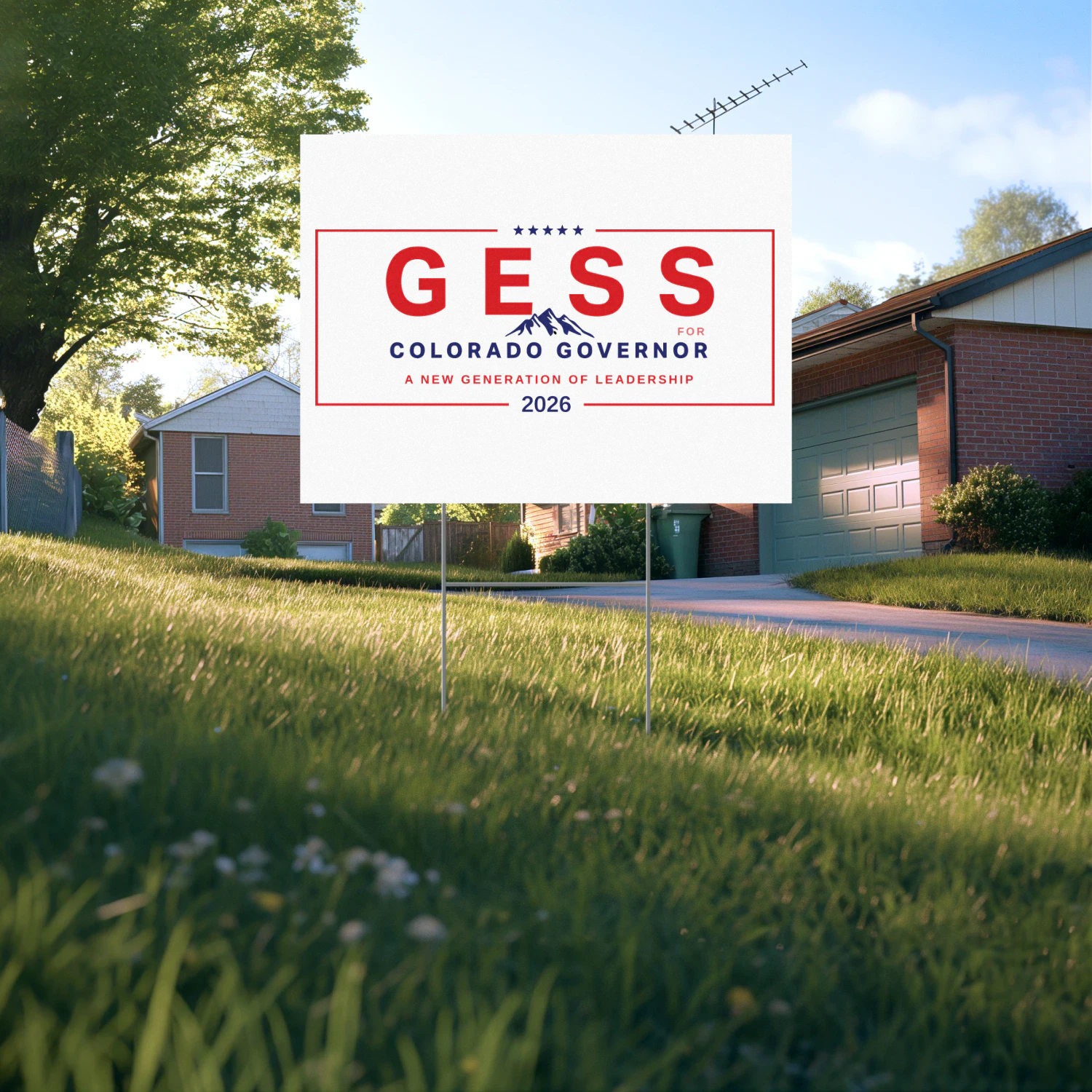 Stevan Gess for Governor Yard Sign