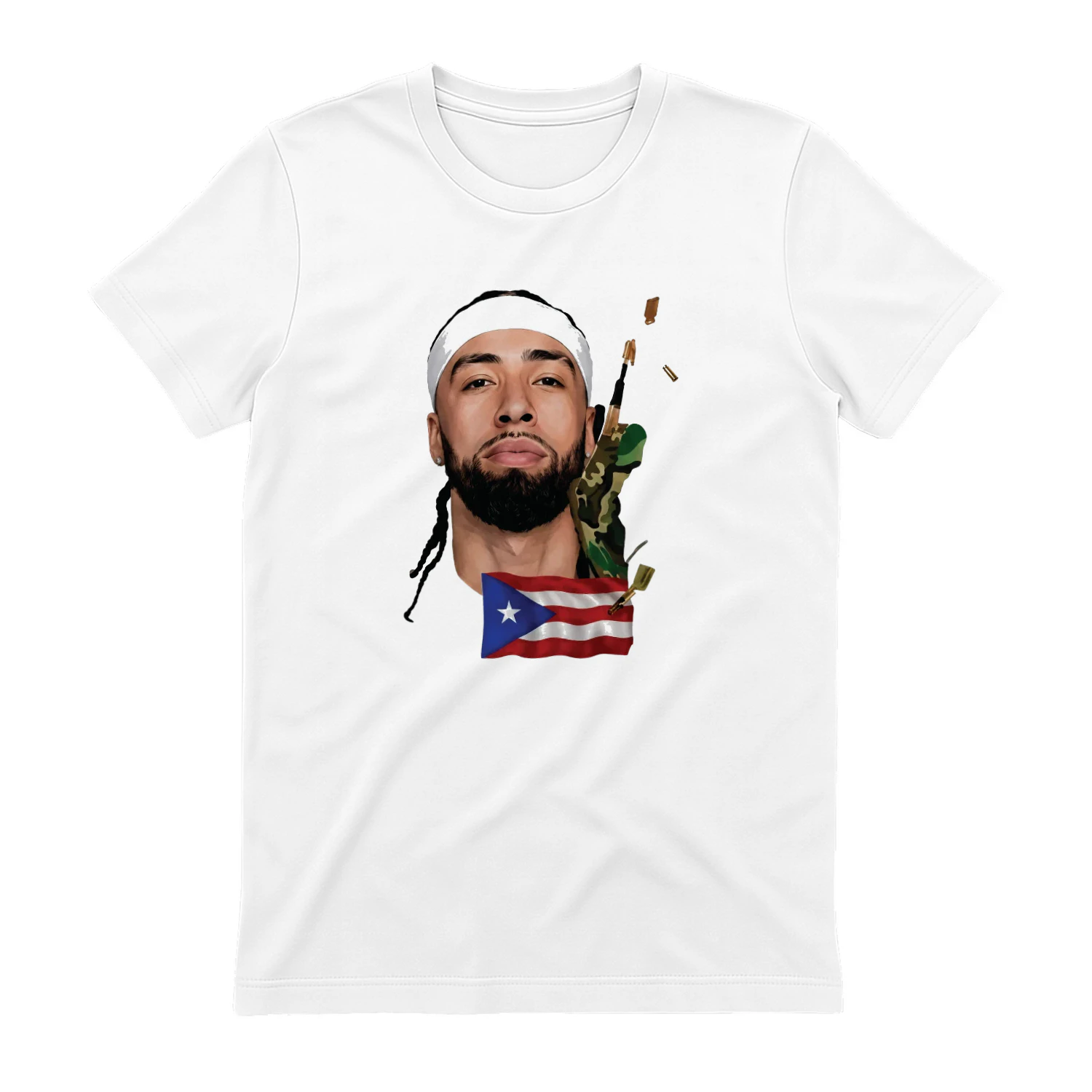 Jose Alvarado New York Knicks Signature Flag Finals Shirt