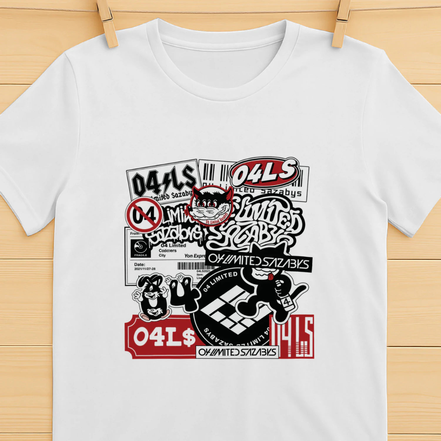 Uniqlo UTme 04LS Limited Sazabys J-Rock Band Shirt