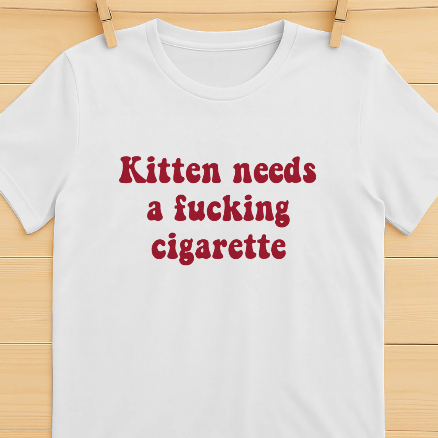 Itten Needs A Fucking Cigarette 2 Shirt