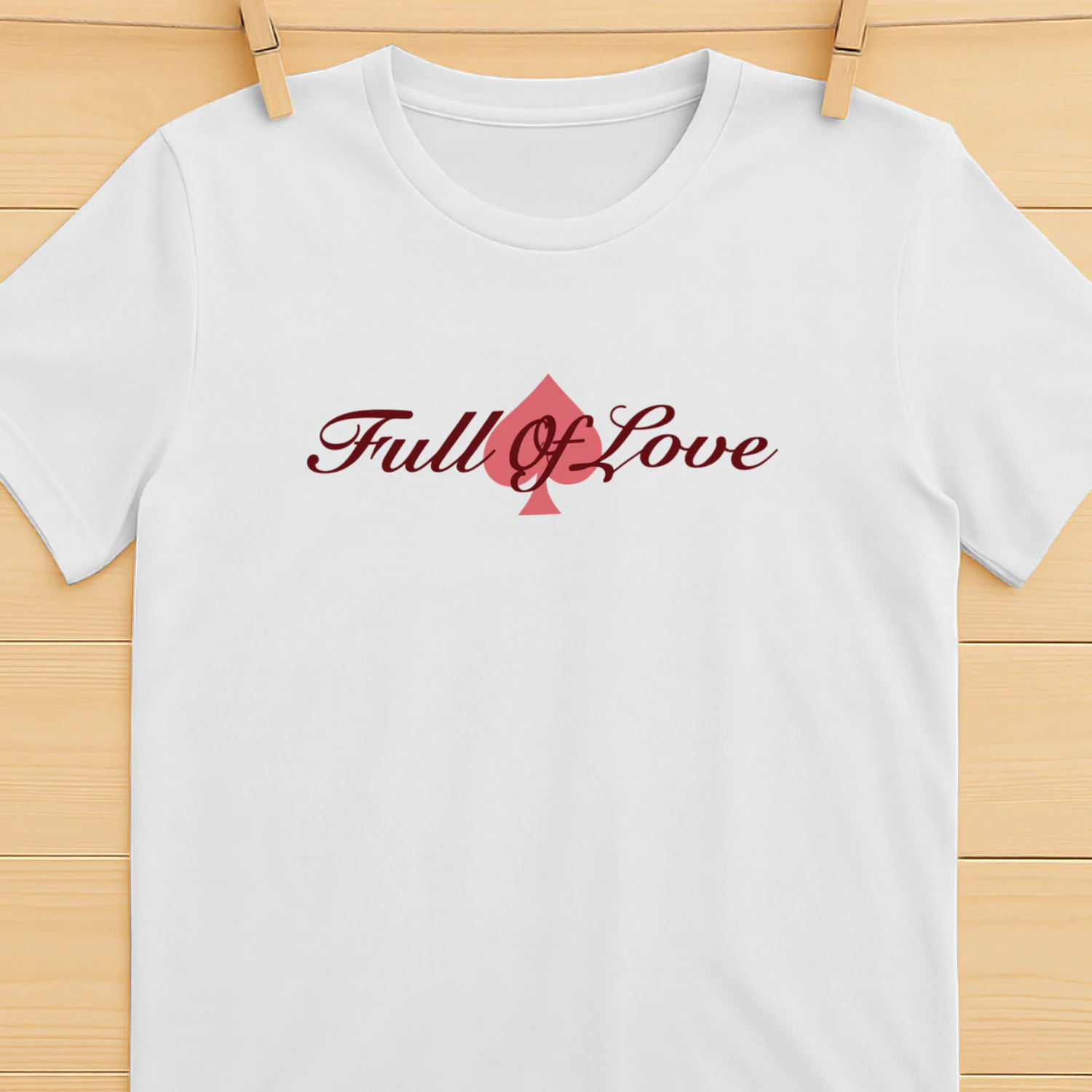 Love Island UK Angelista Stradivarius Full Of Love Shirt