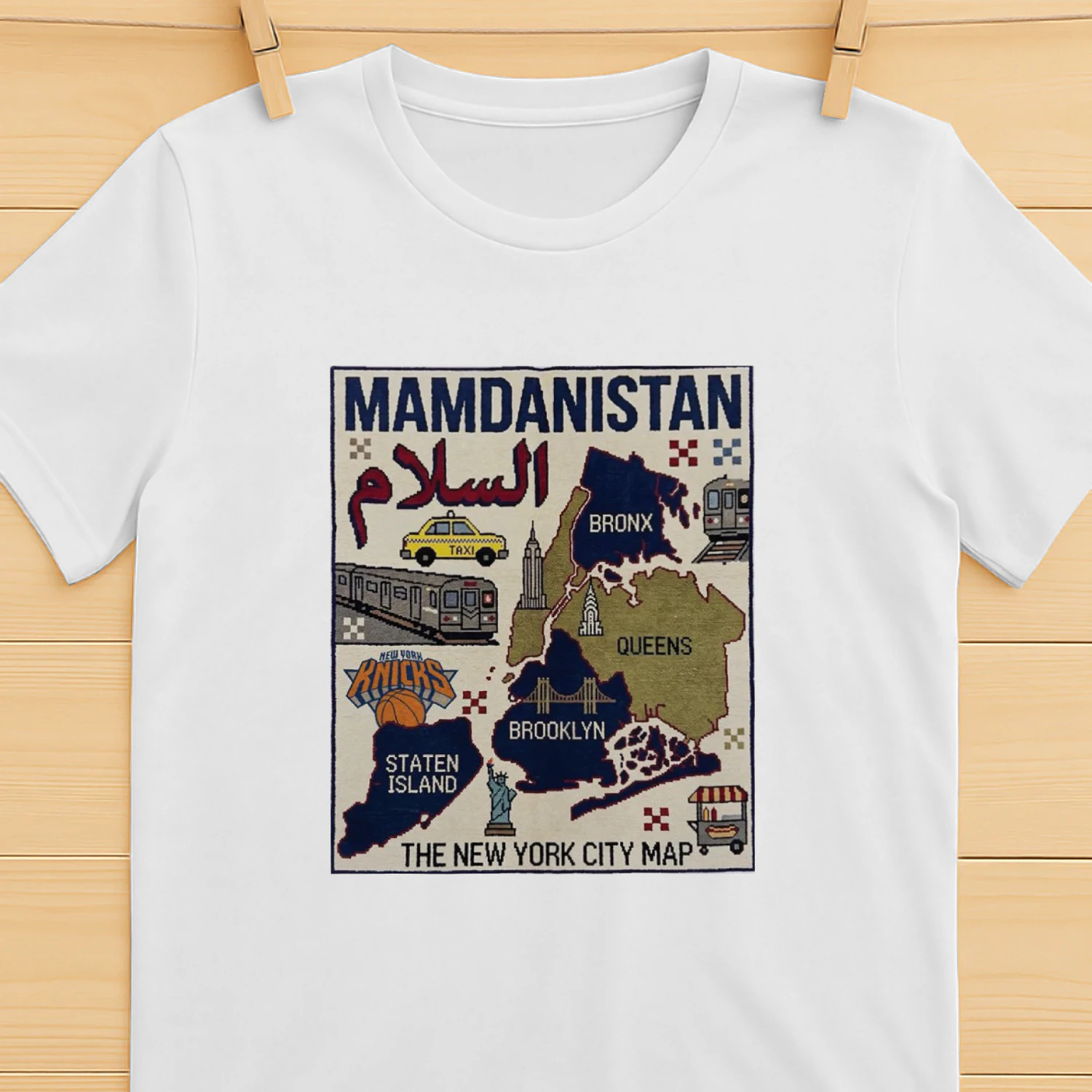 Mamdanistan The New York City Map Shirt