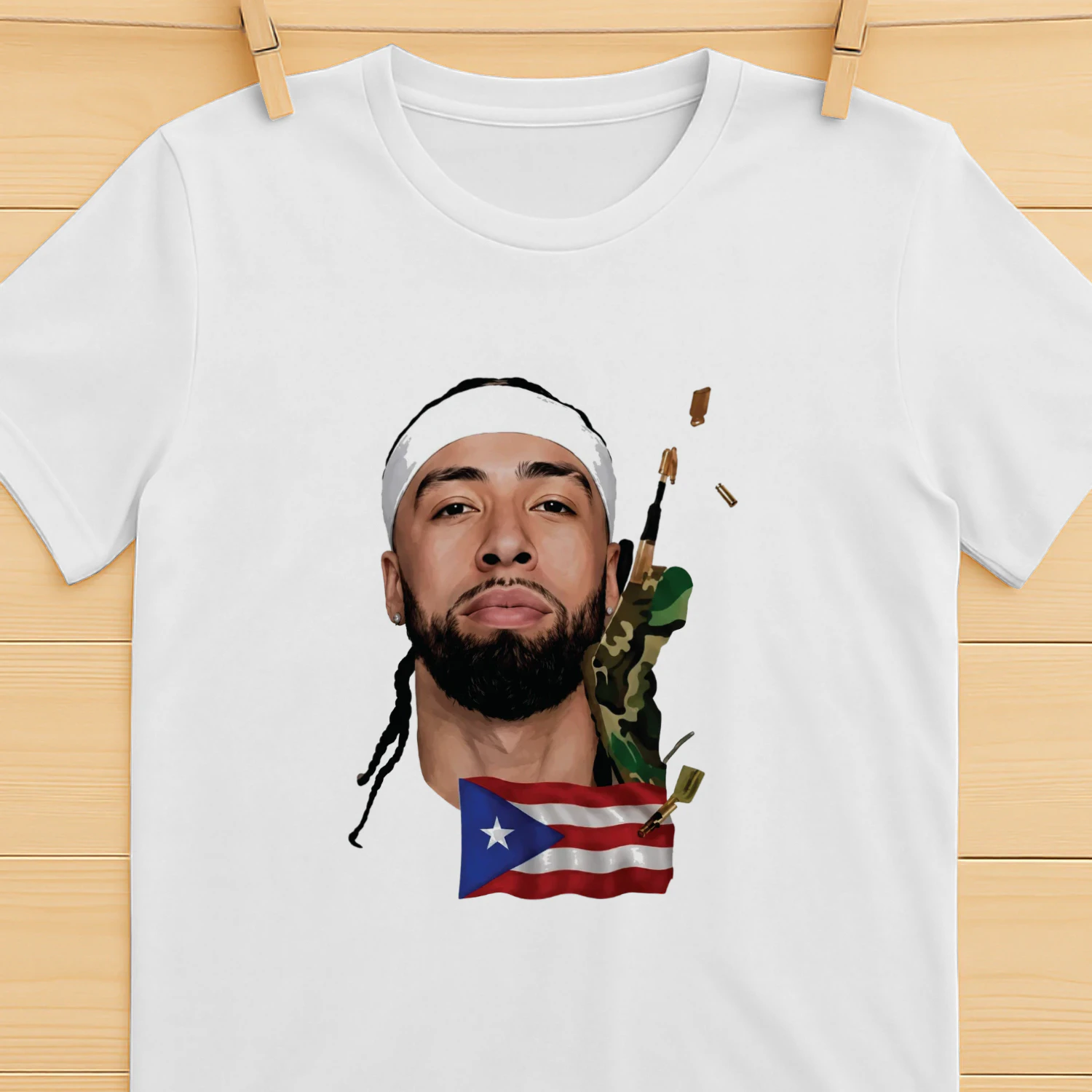 Jose Alvarado New York Knicks Signature Flag Finals Shirt