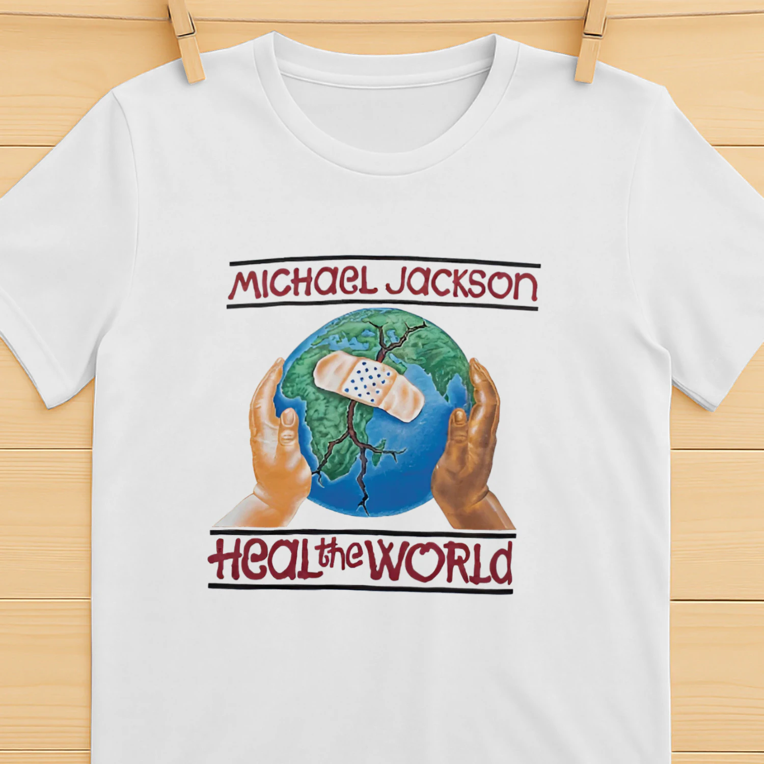 Vintage 1993 Michael Jackson Heal The World Super Bowl XXVII Halftime Show Shirt